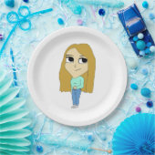 Assiettes En Carton chibi (Fête)