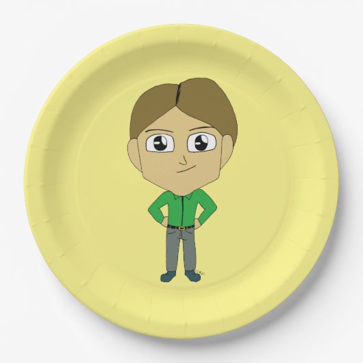 Assiettes En Carton chibi (Devant)
