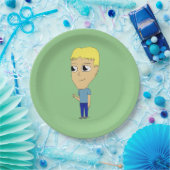 Assiettes En Carton chibi (Fête)