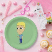 Assiettes En Carton chibi (Fête)