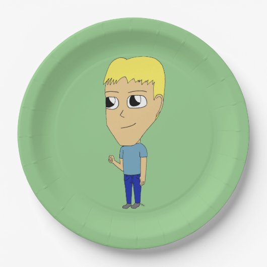 Assiettes En Carton chibi (Devant)