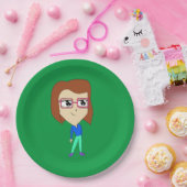 Assiettes En Carton chibi (Fête)