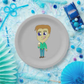 Assiettes En Carton chibi (Fête)