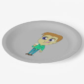 Assiettes En Carton chibi (Angle)
