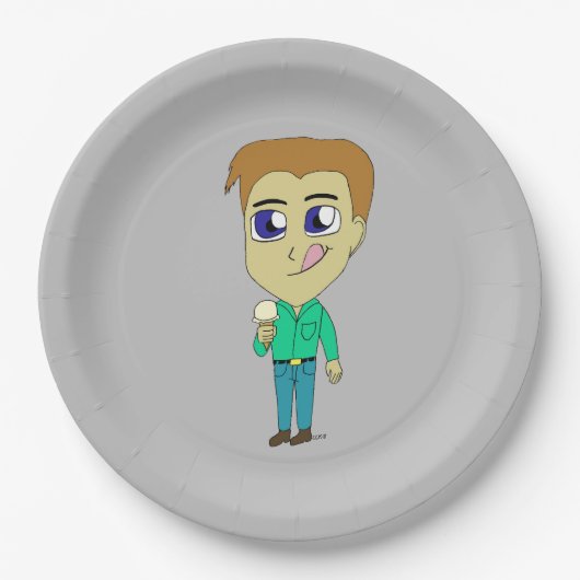Assiettes En Carton chibi (Devant)