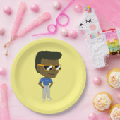 Assiettes En Carton chibi (Fête)
