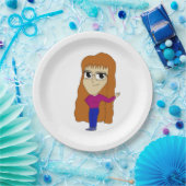 Assiettes En Carton chibi (Fête)