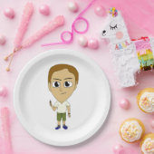 Assiettes En Carton chibi (Fête)