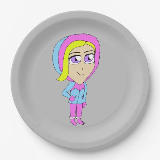 Assiettes En Carton chibi (Devant)