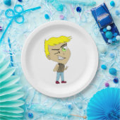 Assiettes En Carton chibi (Fête)