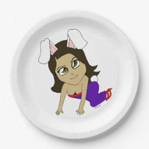 Assiettes En Carton chibi bunnygirl