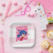 Assiettes En Carton Chibi Ladybug à Paris (Fête)