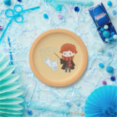 Assiettes En Carton Chibi Ron Weasley Patronus (Fête)
