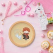 Assiettes En Carton Chibi Ron Weasley Patronus (Fête)