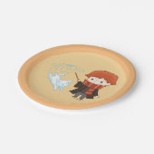 Assiettes En Carton Chibi Ron Weasley Patronus (Angle)