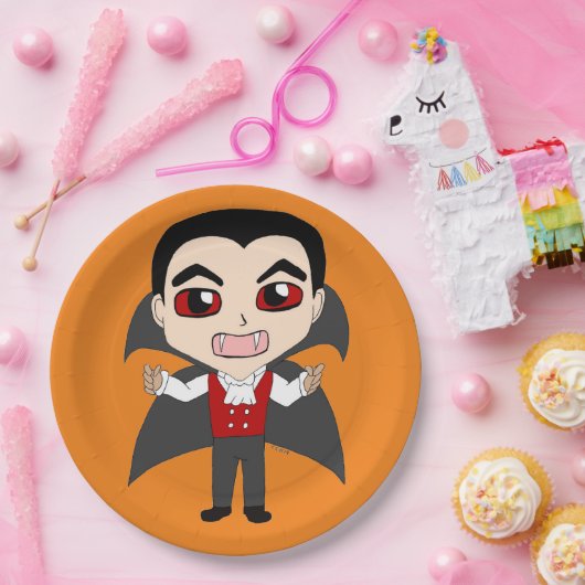 Assiettes En Carton chibi vampire (Fête)