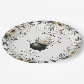 Assiettes En Carton Chic 'a Baby is Brewing' Halloween Baby Shower (Angle)