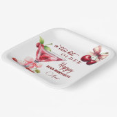 Assiettes En Carton Chic A Tini Bit Older Cherry Martini 85th Birthday (Angulaire)