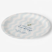 Assiettes En Carton Chic a tini one boy baby shower (Angle)