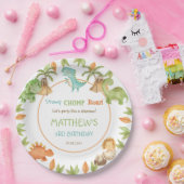 Assiettes En Carton Chic Aquarelle mignonne Dinosaure fête d'anniversa (Fête)