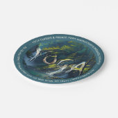 Assiettes En Carton Chic Forest YOGA Hidden Text Meditation Instructeu (Angle)