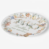 Assiettes En Carton Chic Green Nursery Rhyme 2e anniversaire Neutral (Angle)