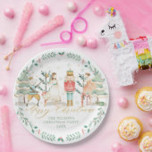 Assiettes En Carton Chic Nutcracker Ballet Joyeuse fête de Noël (Fête)