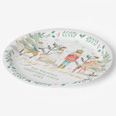 Assiettes En Carton Chic Nutcracker Ballet Joyeuse fête de Noël (Angle)