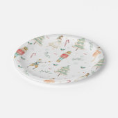 Assiettes En Carton Chic Nutcracker Ballet Joyeuse fête de Noël (Angle)