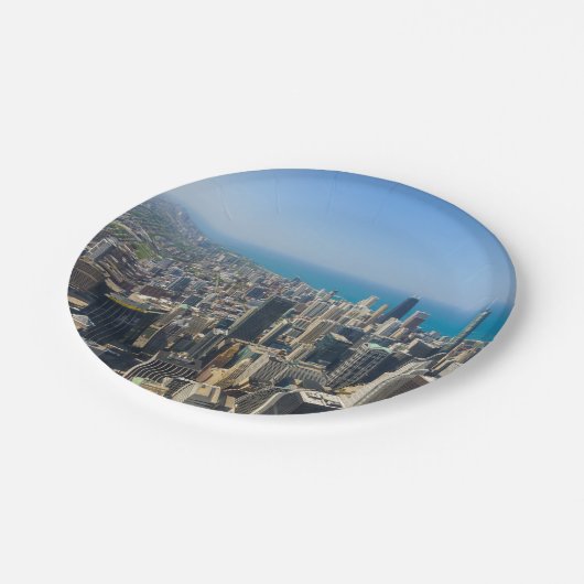 Assiettes En Carton Chicago De Dessus (Angle)