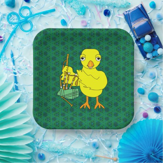 Assiettes En Carton Chick (Fête)