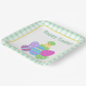 Assiettes En Carton Chick Colored Eggs Happy Easter (Angulaire)