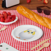 Assiettes En Carton Chick Hatching Yellow Chicken Paper Plates