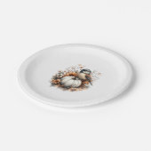 Assiettes En Carton Chickadee Shirt Pays Citrouille (Angle)