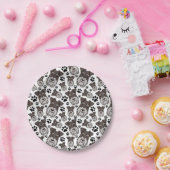 Assiettes En Carton Chien à chiots de marionnette de la série Sweet St (Fête)