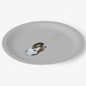 Assiettes En Carton Chien à la broche (Angle)