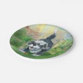 Assiettes En Carton Chien à mouton escarpé (Angle)