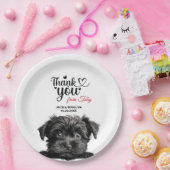 Assiettes En Carton Chien Affenpinscher (Fête)