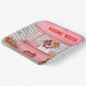 Assiettes En Carton Chien beagle Valentine's Day Kissing Booth (Angulaire)