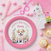 Assiettes En Carton Chien Chien Chien à thème Anniversaire personnalis (Fête)