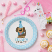 Assiettes En Carton Chien Chien Chien Brown Paw-ty N'importe quel âge  (Fête)