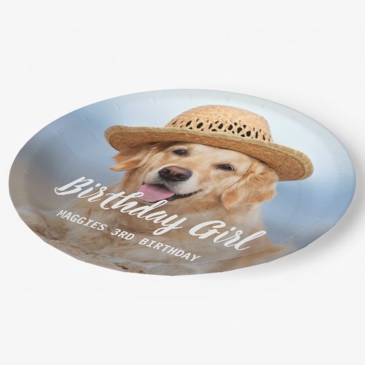 Assiettes En Carton Chien Chien Chien Chien Anniversaire Fête Personna (Angle)