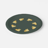 Assiettes En Carton Chien Chien Chien Corgi Anniversaire Pawty Plaques (Angle)