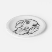 Assiettes En Carton Chien-chien dragon (Angle)