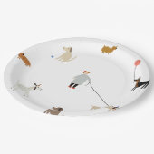 Assiettes En Carton Chien & Chiot Thématique Plaques de fête d'anniver (Angle)