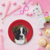 Assiettes En Carton Chien de chiot (Fête)