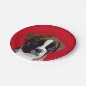 Assiettes En Carton Chien de chiot (Angle)