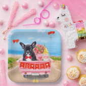 Assiettes En Carton Chien de la Saint-Valentin (Fête)