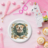 Assiettes En Carton Chien de Noël (Fête)