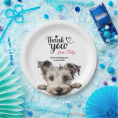 Assiettes En Carton Chien de pomme (Fête)